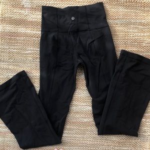 Black lulu lemon pants hi rise